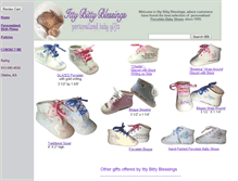 Tablet Screenshot of ittybittyblessings.com